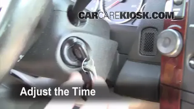 2006 Cadillac CTS 3.6L V6 Reloj Fijar hora de reloj